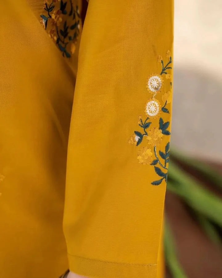 TULIP EMBROIDERED 2-piece Stitched Dress Premium Quality