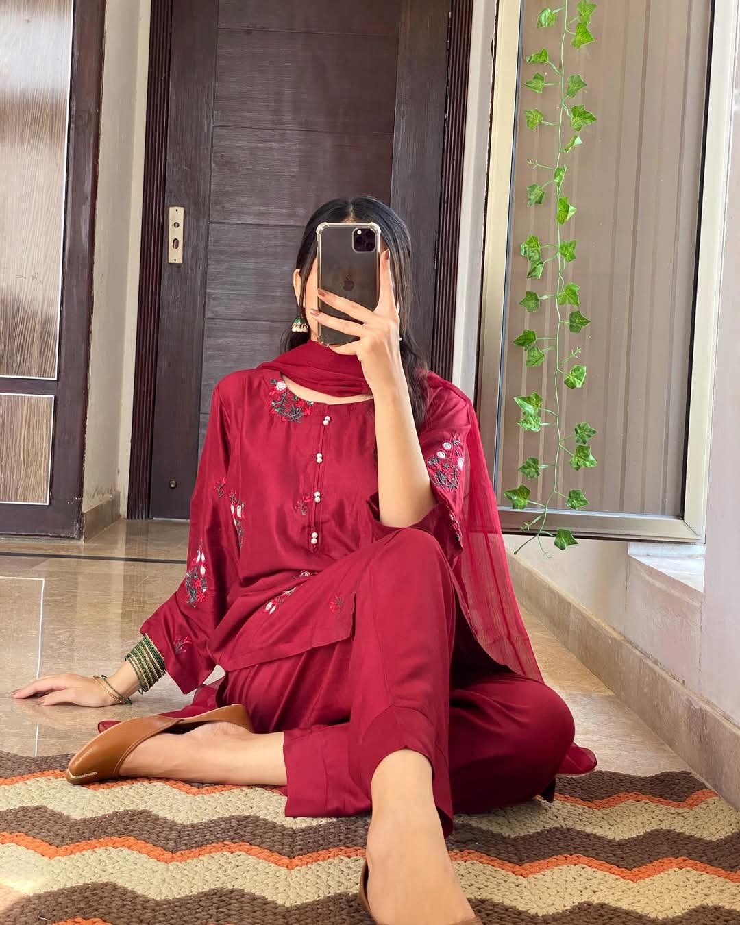 TULIP EMBROIDERED 2-piece Stitched Dress Premium Quality