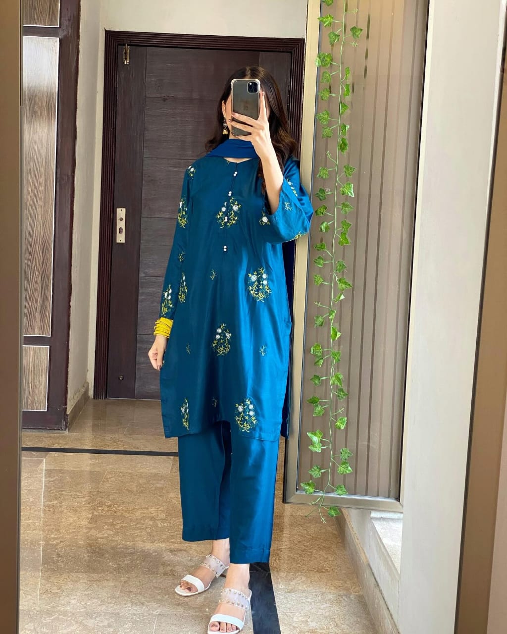 TULIP EMBROIDERED 2-piece Stitched Dress Premium Quality