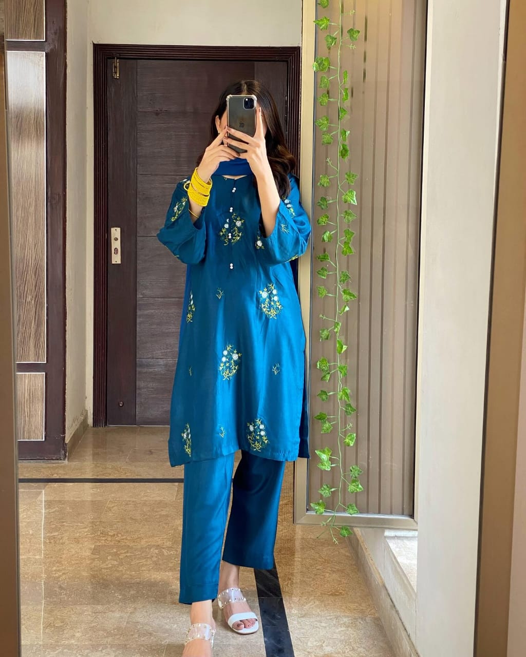 TULIP EMBROIDERED 2-piece Stitched Dress Premium Quality