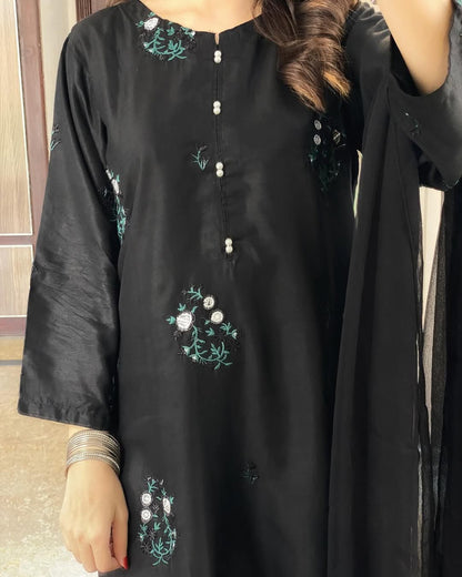 TULIP EMBROIDERED 2-piece Stitched Dress Premium Quality